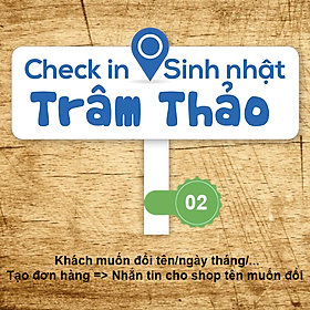 Mua Bảng hashtag sinh nhật MS 02