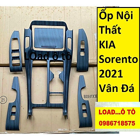 Ốp Nội Thất xe  KIA Sorento 2022-2021 Vân Đá Hàng Cao Cấp, Có Sẵn Keo Dán 3M