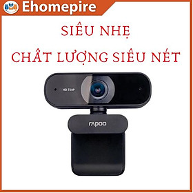 Webcam 720p Rapoo C200 Hàng chính hãng - Dùng cho học online NPP Ehomepire