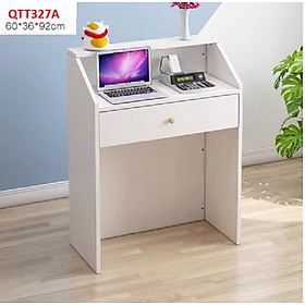 Mua Quầy lễ tân công ty  quầy thu ngân  bàn dịch vụ thương mại đơn giản và hiện đại QTT327A - Nội thất lắp ráp Viễn Đông Adv