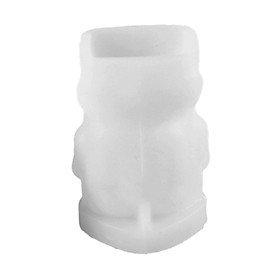 DIY Epoxy Resin Casting Model, Easter Island Moai Desktop Decoration, Human Face Polymer Soap Making Silicone Candles Soap Making Model