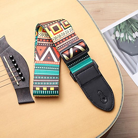 2PCCS Guitar Blood Phụ kiện Guitar Guitar Thiết kế có thể điều chỉnh Dân gian Chuyển Polyester Cotton in Retro Personal