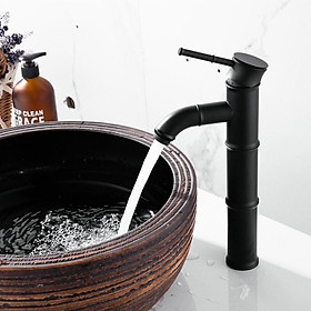 Vòi chậu lavabo nóng lạnh dương bàn phong cách giả cổ