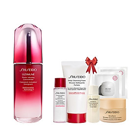 Bộ sản phẩm Tinh chất dưỡng da Shiseido Ultimune Power Infusing Concentrate N 75ml