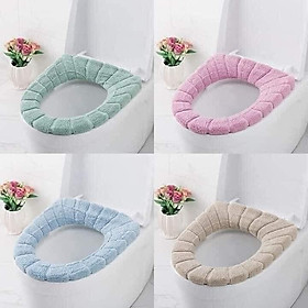 Mua Lót Nỉ Bồn Cầu Hình Tròn Cao Cấp