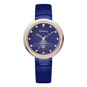 ĐỒNG HỒ TOPHILL TE065L.ML3337 Đồng hồ nữ Thụy Sĩ, kính sapphire, vỏ thép 316L