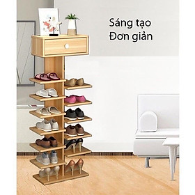 Mua Kệ giày gỗ 7 tầng 14 ngăn  kệ giày cây