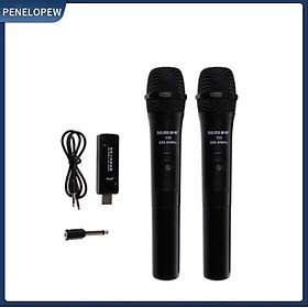 Micro Cầm Tay Không Dây UHF USB 3.5mm 6.35mm Cho Karaoke Speech