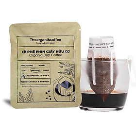 Cà phê Arabica hữu cơ phin giấy - 1 túi/ 12g