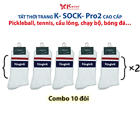 Tất Thời Trang KINGTEK K-SOCK PRO | Kháng Khuẩn – Chống Trượt – Siêu Thoáng