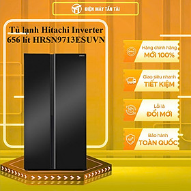 HRSN9713ESUVN - Tủ lạnh Hitachi Inverter 656 lít HRSN9713ESUVN - HÀNG CHÍNH HÃNG - GIAO HCM