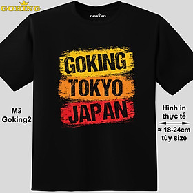 GOKING-TOKYO-JAPAN, mã Goking2. Trở nên cá tính và ấn tượng cùng chiếc áo phông Goking cho nam nữ trẻ em. Áo phông hàng hiệu cho cặp đôi, gia đình, đội nhóm