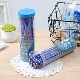 Hộp 30 bút chì HB RSUS vỏ xanh ô lõm trên thân cao cấp