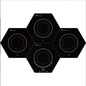 Mua Mâm Hâm Nóng Thức Ăn Hexagon Kết Nối 40 - 99 độ C - Bộ 4 mảnh (có chế độ khóa trẻ em)