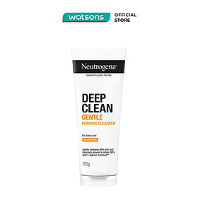 Sữa Rửa Mặt Neutrogena Deep Clean Làm Sạch Sâu Kiểm Soát Nhờn 100g