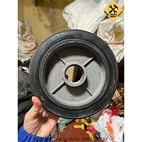 Mua Bánh xe cao su 20cm dùng để thay thế xe đẩy hàng 2 bánh hoặc 4 bánh - ko bao gồm vòng bi