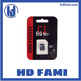 Mua Thẻ Nhớ Camera Hikvision 64Gb Class 10 ( Chuyên dùng cho Camera IP ) - Hàng Chính hãng