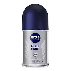 (B2B)Lăn Khử Mùi Nivea Nam Phân Tử Bạc Silver Protect 25ml - 83779