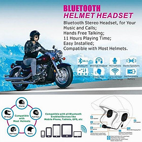 Bluetooth Helmet Headset Wireless Handsfree Stereo Earphone Motorcycle Helmet Headphones