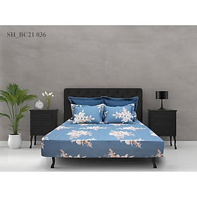 Bộ ga chun chần cotton Sông Hồng 120cm x 190cm