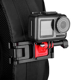 Kẹp Gắn Balo Bằng Kim Loại Cho Máy Ảnh Gopro Osmo - Màu Đen