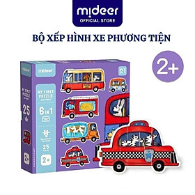 Đồ Chơi Ghép Hình Cho Bé Mideer My First Puzzle, Đồ Chơi xếp hình tư duy Phát Triển Trí Tuệ Cho Bé 2,3,4 Tuổi 8 Chủ Đề