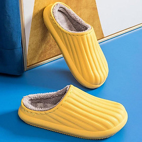 Mua Dép Bông Lót Lông Cừu   Sục Bông Chống Thấm Nước Sang Trọng