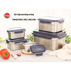 Mua Bộ 5 hộp inox iMAT dùng vi sóng