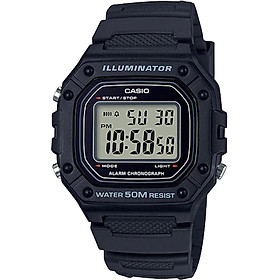 Đồng hồ nam dây nhựa Casio W-218H-1AVDF