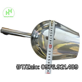 Xẻng làm vườn chất liệu Inox - Xẻng Inox đa năng loại to