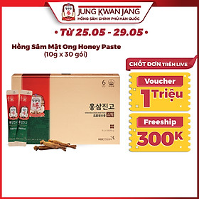 Hồng Sâm Mật Ong Pha Sẵn KGC Jung Kwan Jang Honey Paste (10g x 30 gói)