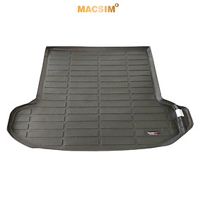 Thảm lót cốp sd xe ô tô Kia Sportage Hybrid nhãn hiệu Macsim chất liệu TPV cao cấp màu đen