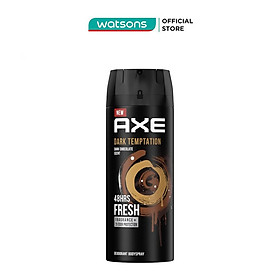 Xịt Ngăn Mùi Toàn Thân Axe Dark Temptation Hương Chocolate Nồng Ấm 135ml