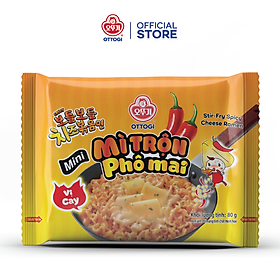 Mì Trộn Phô Mai Vị Cay Ottogi Mini 80g