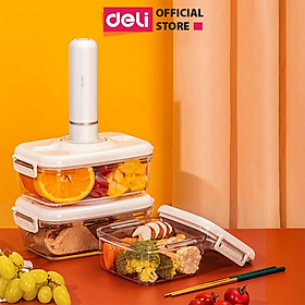 Mua Hộp Hút Chân Không Kín Khí Bảo Quản Thực Phẩm Deli Nhựa Nguyên Sinh SAN Trong Suốt  Không Rò Rỉ  Giữ Thực Phẩm Luôn Tươi An Toàn - 14894 14895 14896