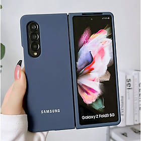 Ốp Điện Thoại Silicon Dẻo Phối Vải Flannel Bảo Vệ dành cho điện thoại Samsung Galaxy Z Fold 4