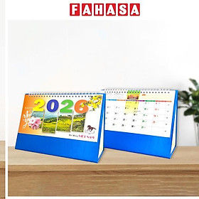 Lịch Bàn Chữ A 2026 - Quê Hương Việt Nam - Văn Khoa