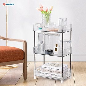 Mua KỆ ĐỂ ĐỒ CHỮ NHẬT NHỰA TRONG SUỐT 2 TẦNG 3 TẦNG HOKORI 5556-2 5556-3 KỆ ĐỒ ĐA NĂNG TIỆN LỢI - TADAHOME