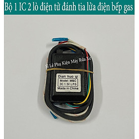 Mua Bộ 1 IC 2 lò điện tử đánh tia lửa điện bếp gas âm đa năng - Ic đánh lửa bếp ga 2 lò 1 5v