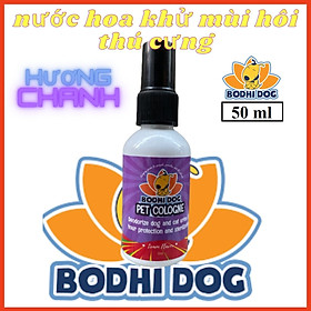 Chai xịt khử khuẩn sạch mùi hôi mượt lông sát trùng không gian sống và chuồng nuôi cho chó mèo chai nhỏ 50ml - Hương Chanh