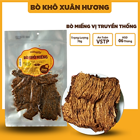 Khô bò khô miếng loại 1, thịt bò khô miếng que vị truyền thống Xuân Hương