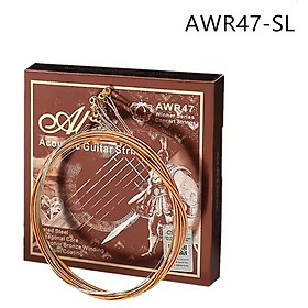 Bộ 6 Dây Đàn Guitar Acoustic Alice A206, AW432, AW436 AWR47