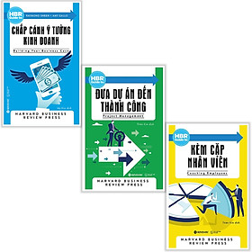 Combo sách kỹ năng làm việc hay : Chắp cánh ý tưởng kinh doanh + Đưa dự án đến thành công + Kèm cặp nhân viên - Tặng kèm Postcard HAPPY LIFE