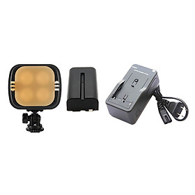 Mua Combo Đèn LED Video Zifon ZF-3000 Version II (New) + Bộ 01  Pin Và 01  Sạc F570 - Hàng Nhập Khẩu