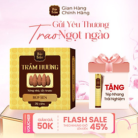 Mua Nụ Trầm Búp Sen Thác Khói – Hộp Vàng 50g | Bảo Trầm – Hương Trầm Dịu Nhẹ  Tự Nhiên