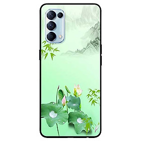 Ốp lưng dành cho Oppo Reno 5 mẫu Tranh Sen