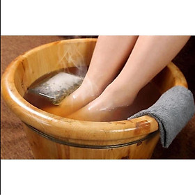 Túi 100 Gói Ngâm Chân Thảo Dược Gừng, Đương Quy, Nghệ Tay, Ngải Cứu Giúp Lưu Thông Máu, Giảm Đau Mỏi