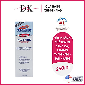 Sữa Dưỡng Thể Trắng Da, Làm Mờ Thâm Nám, Tàn Nhang Palmer’S Skin Success Anti Dark Spot Fade Milk Tone Correcting Body Lotion (250ml)