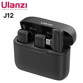 Ulanzi J12 không dây Lavalier Micro System Audio Video Ghi âm mic