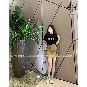 Chân váy kaki cạp cao chữ A túi hộp thiết kế tinh tế phong cách nhẹ chuẩn form kdx